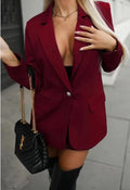 Blazer bordeaux monopetto