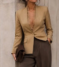 Blazer elegante con dettaglio in pizzo