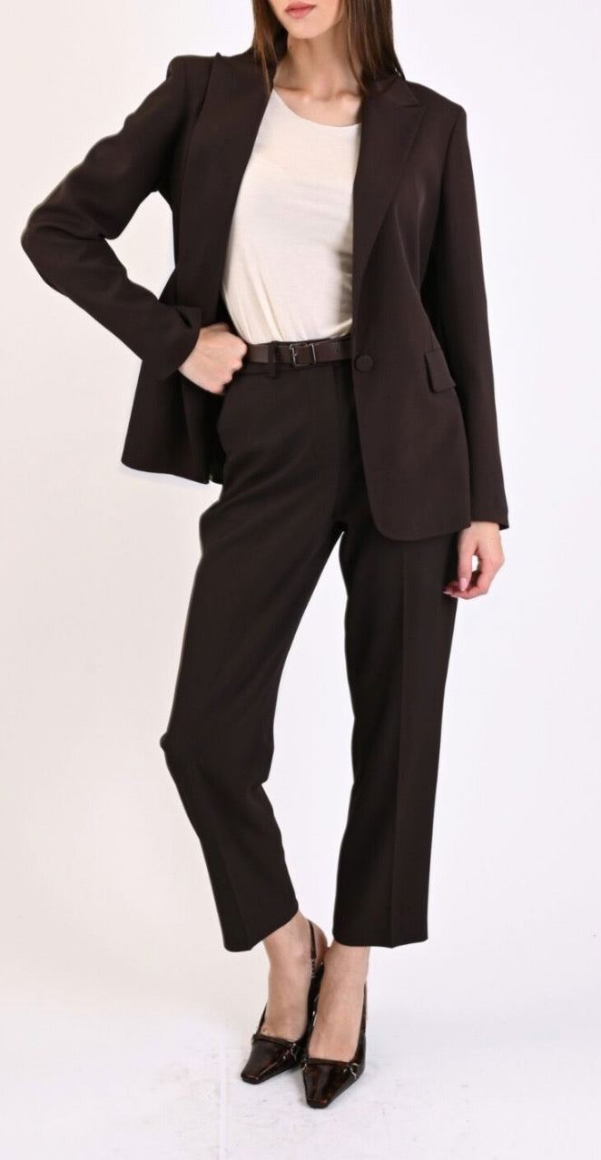 Blazer da tailleur in cady
