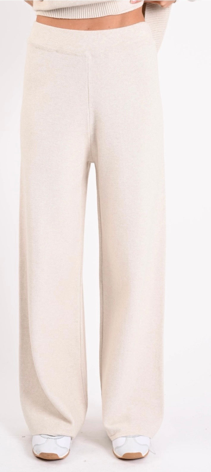 Pantalone in maglia a palazzo