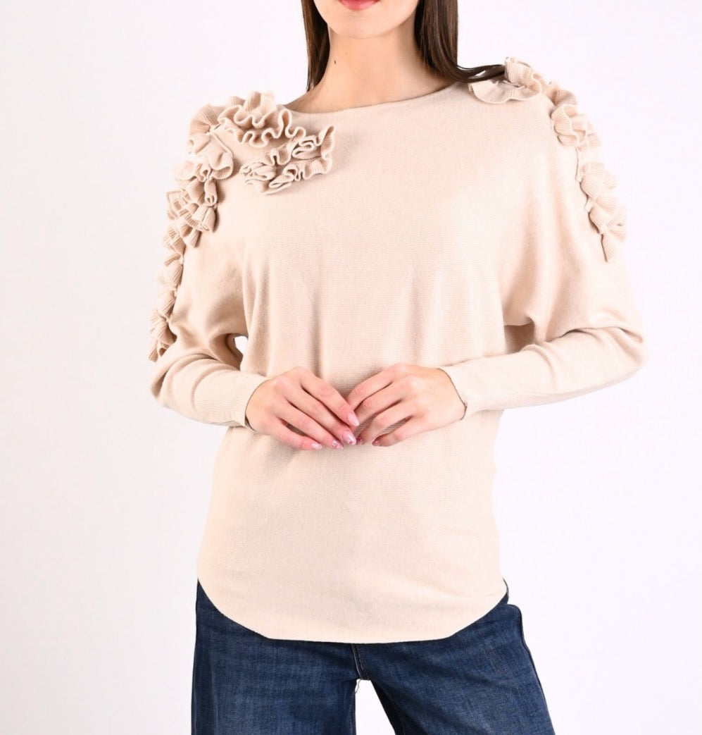 Maglia con volant