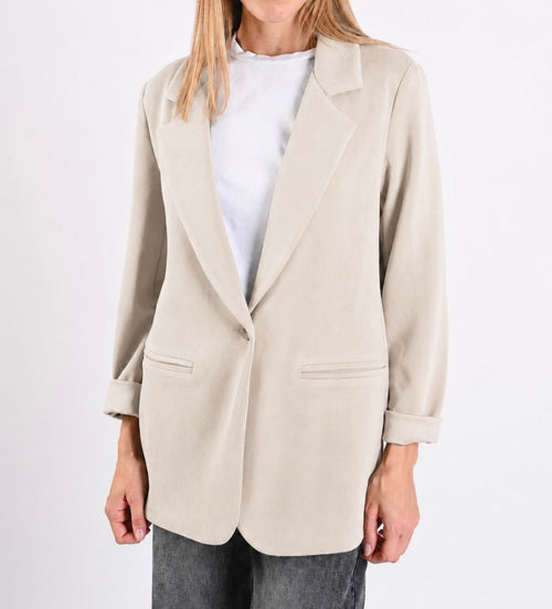 Blazer effetto tuta