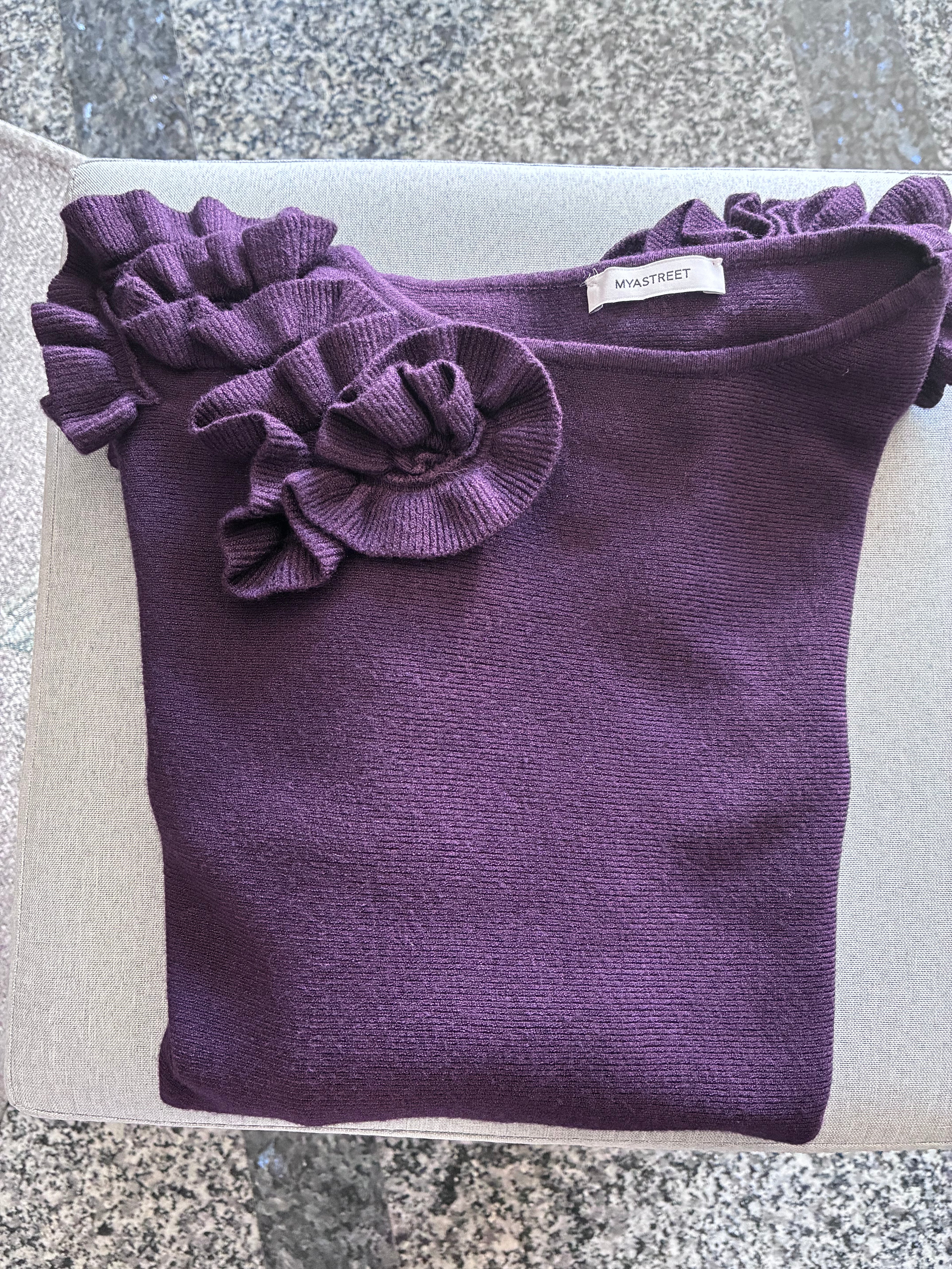 Maglia con volant