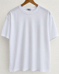 T-shirt oversize con spalline